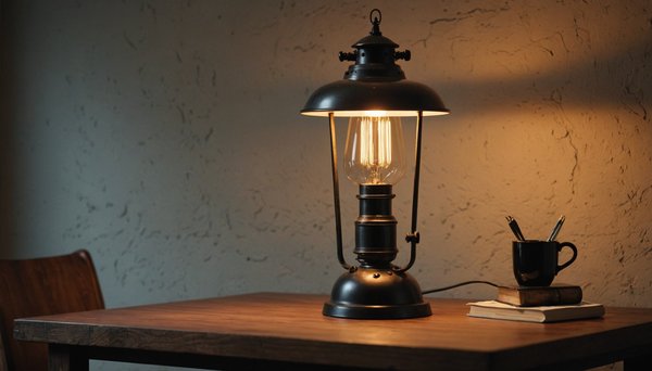 Éclairez votre intérieur avec une lampe industrielle à poser