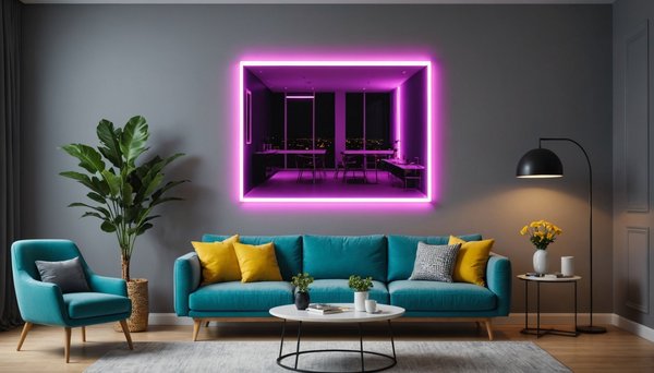 Déco lumineuse : sublimez votre intérieur avec des néons muraux