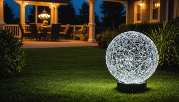 Transformez votre extérieur avec la boule lumineuse led sans fil