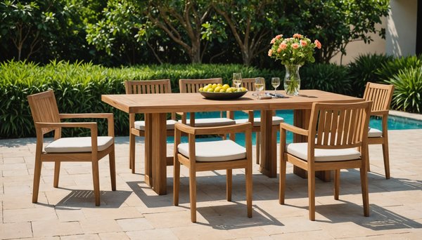 Table jardin en teck : élégance et praticité pour votre extérieur